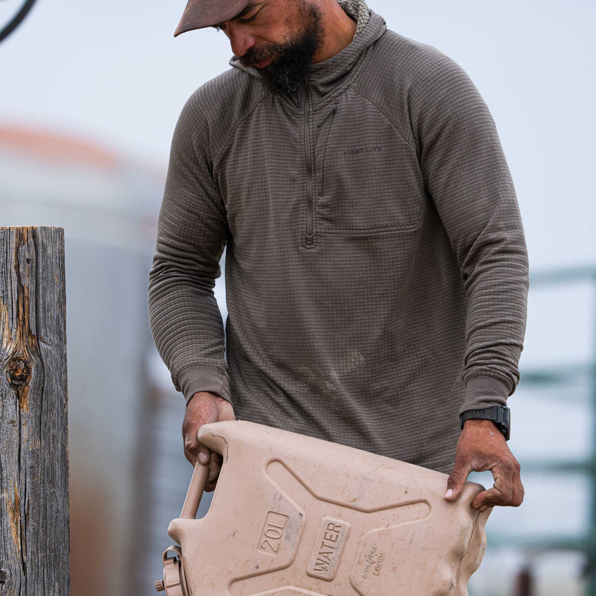 ThermaGrid Merino Wool Hoody - Image 14