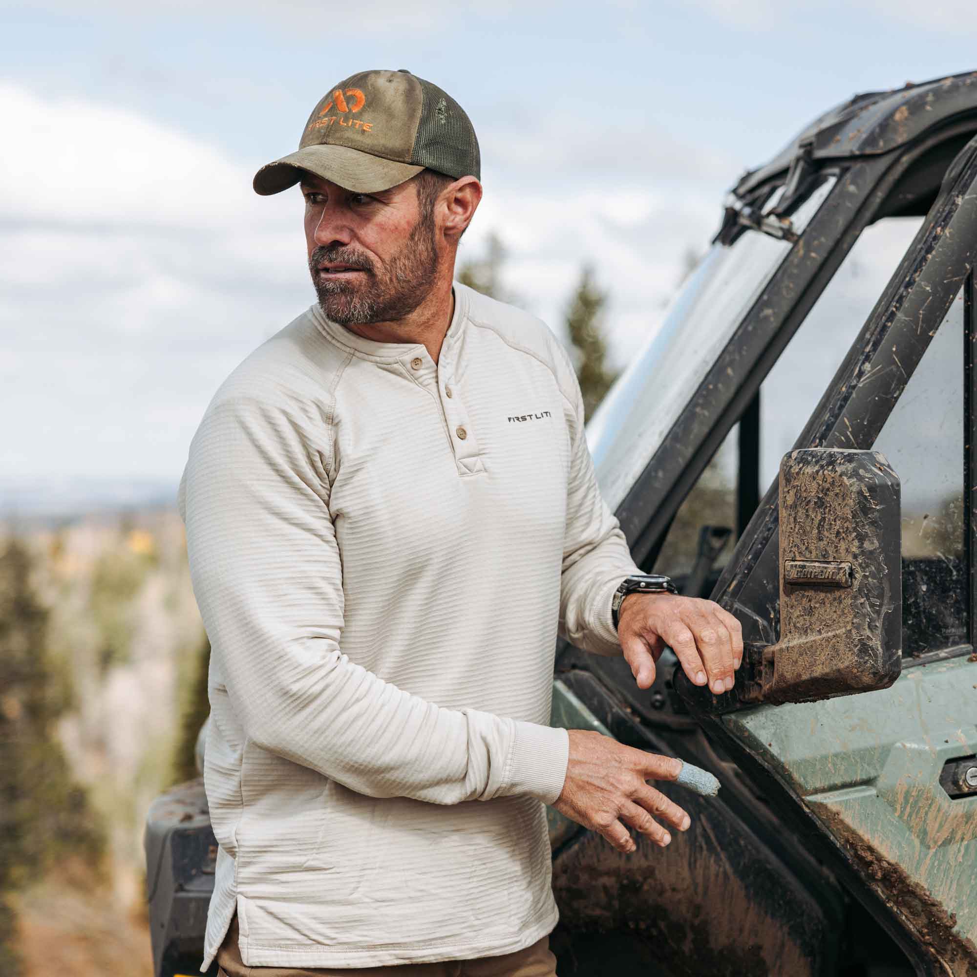 Men’s ThermaGrid Merino Wool Henley - Image 8