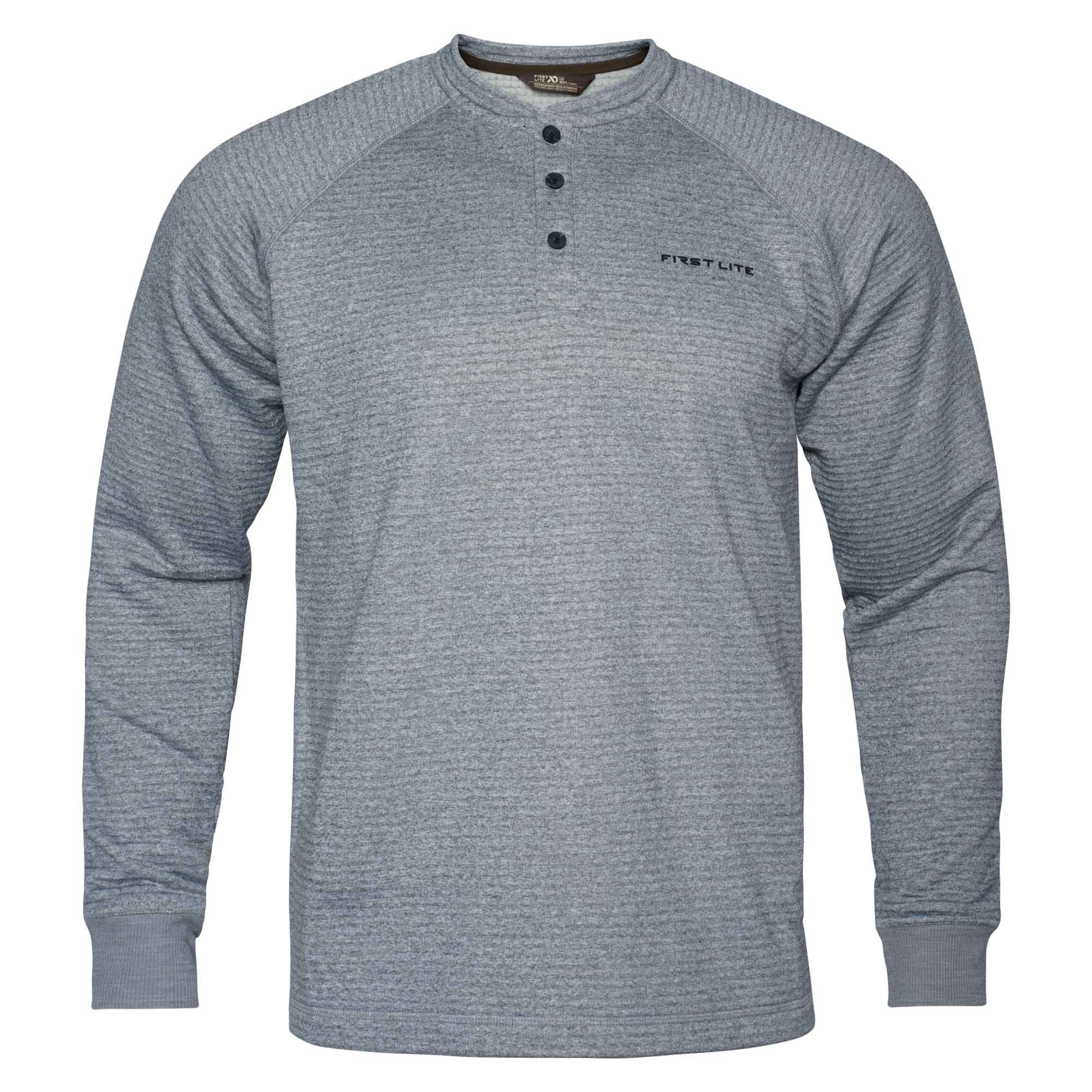 Men’s ThermaGrid Merino Wool Henley - Image 3