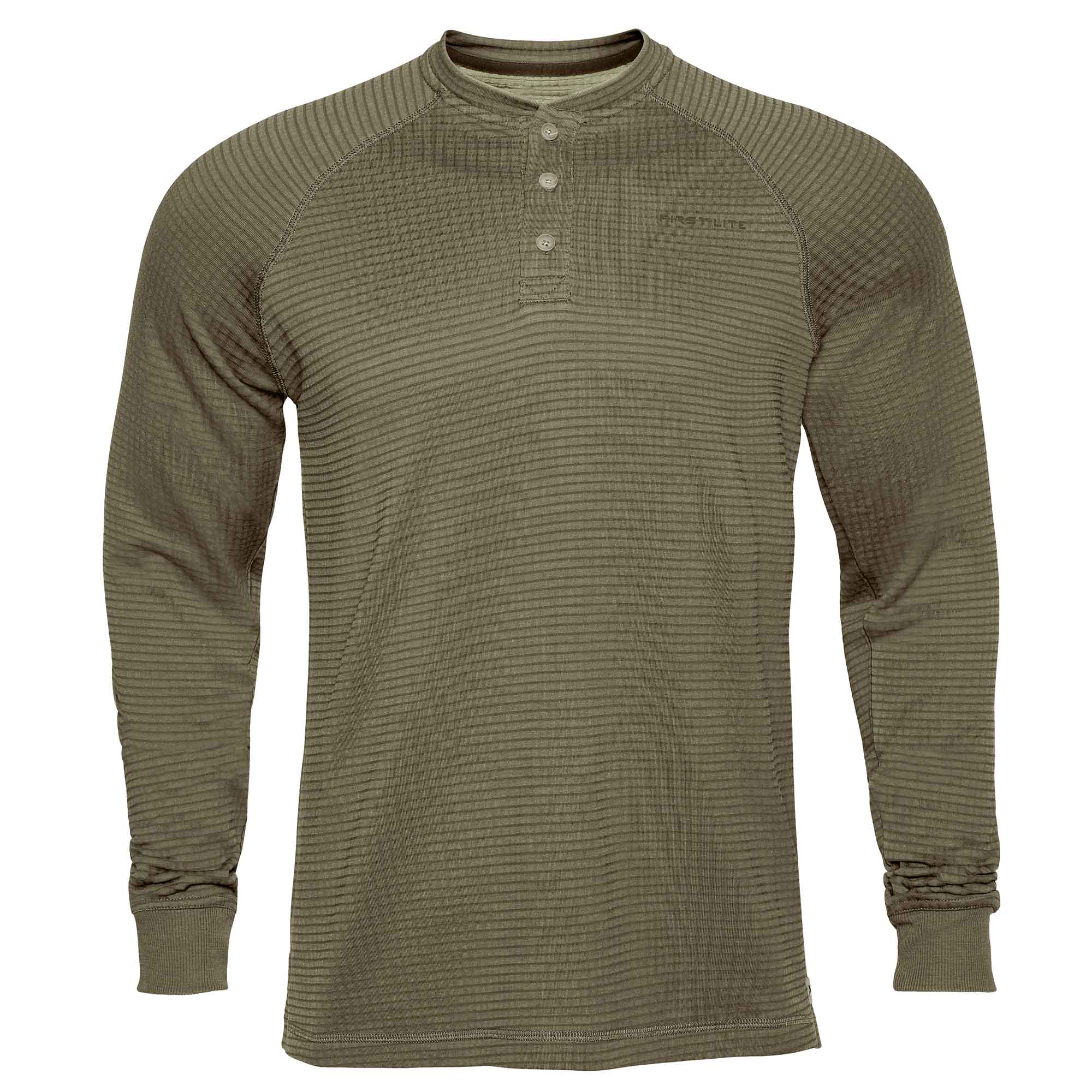 Men’s ThermaGrid Merino Wool Henley